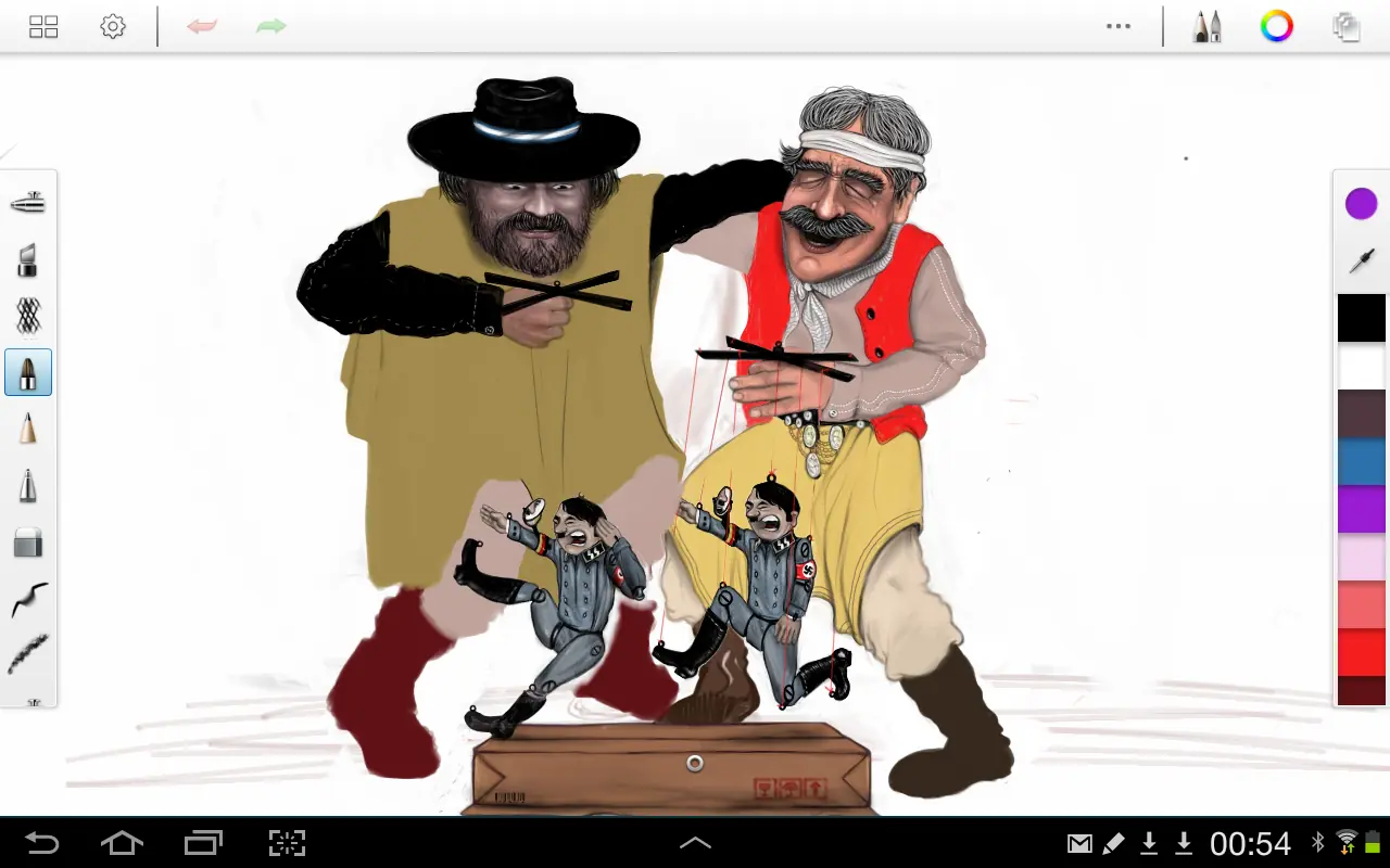 Hey Alemán, asi andamos los gauchos, libres...