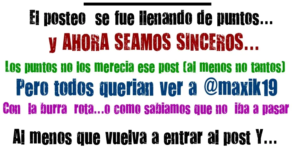 posteo del billete