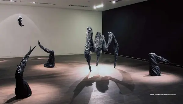 Arte con neumaticos usados