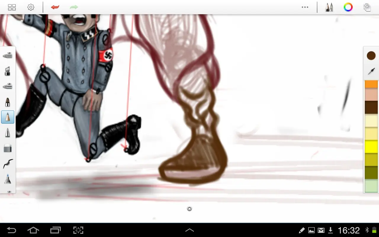 Hey Alemán, asi andamos los gauchos, libres...