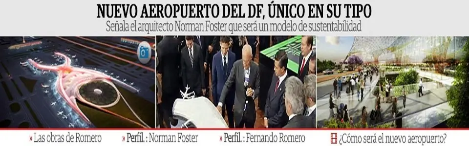 Mex:nuevo aeropuerto futurista del DF único en su tipo