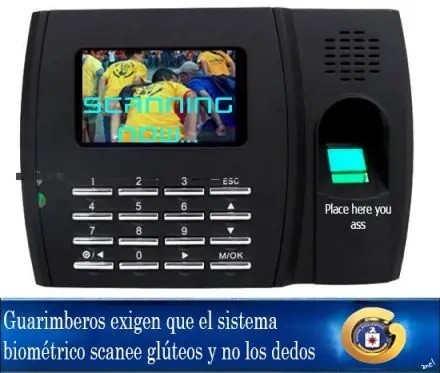 Guarimberos: el sistema debe escanear los gluteos no dedos