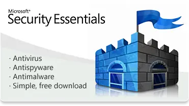 Experencia con Microsoft Security Essentials