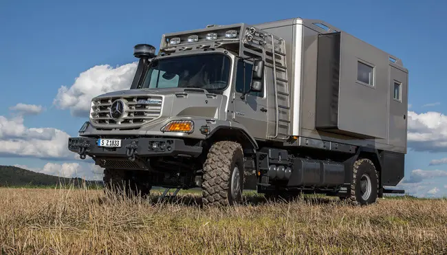 Mercedes-Benz Zetros, una casa rodante todoterreno