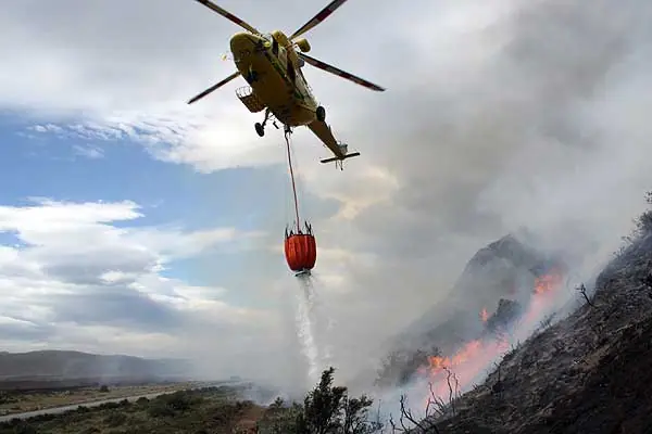 Incendio en Torres del Paine - Chile