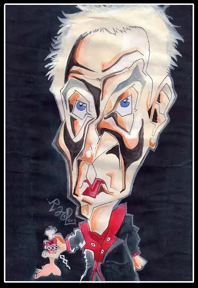 Caricatura de JigSaw (El juego del miedo).