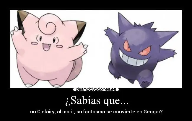 Creepypasta nº 4 Gengar y Clefairy