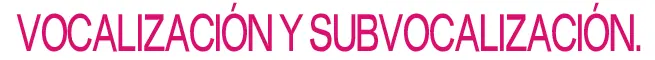 subvocalizas