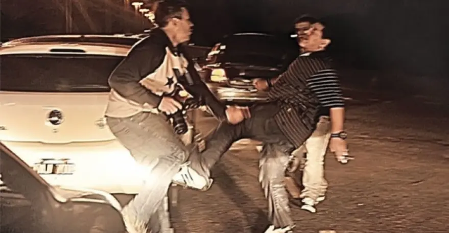 Me crucé a Maradona y te lo muestro