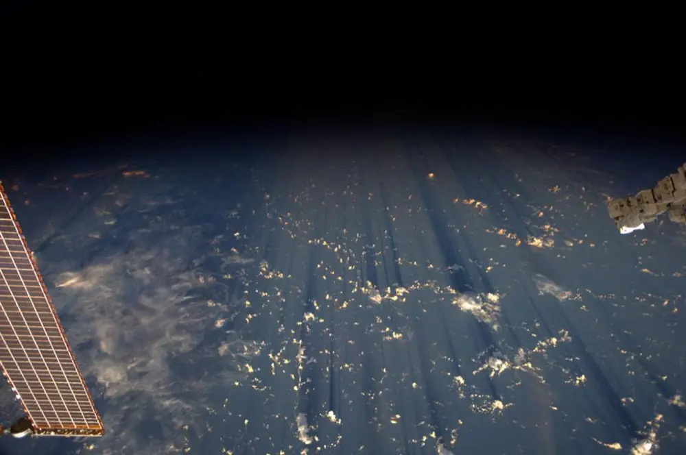 Nubes desde el espacio