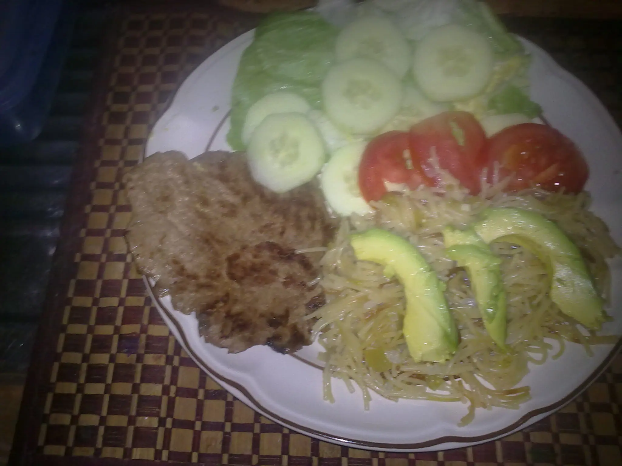 Fideos Seco al tomatillo [Foto Receta]