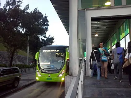 Trans metro, transporte publico de Guatemala