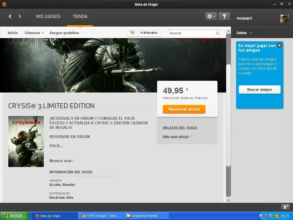 Crysis 3 confirmado !!! ya se puede reservar!