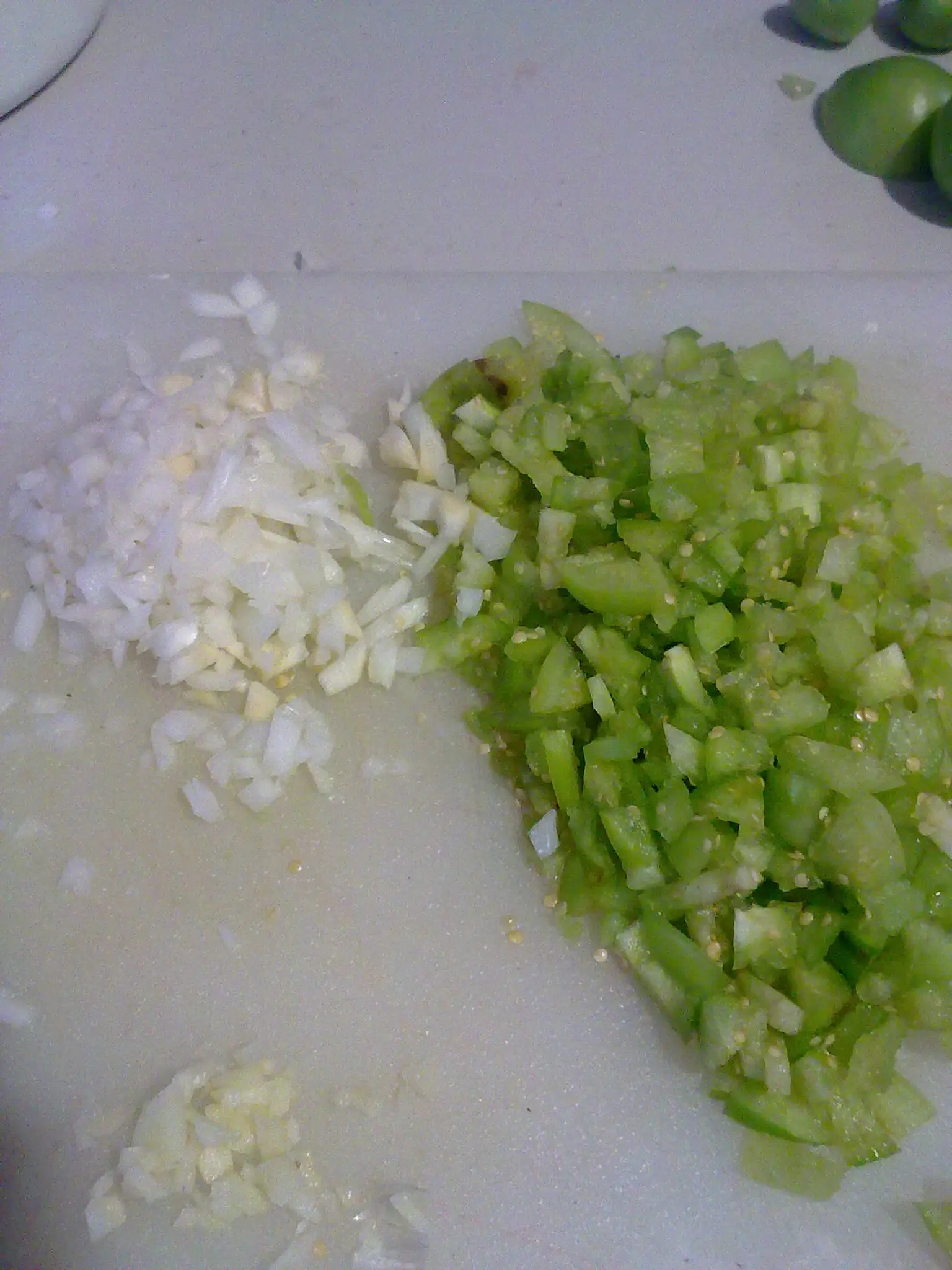 Fideos Seco al tomatillo [Foto Receta]