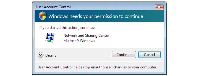 Te cansaste de la ventana de Seguridad en Windows Vista?