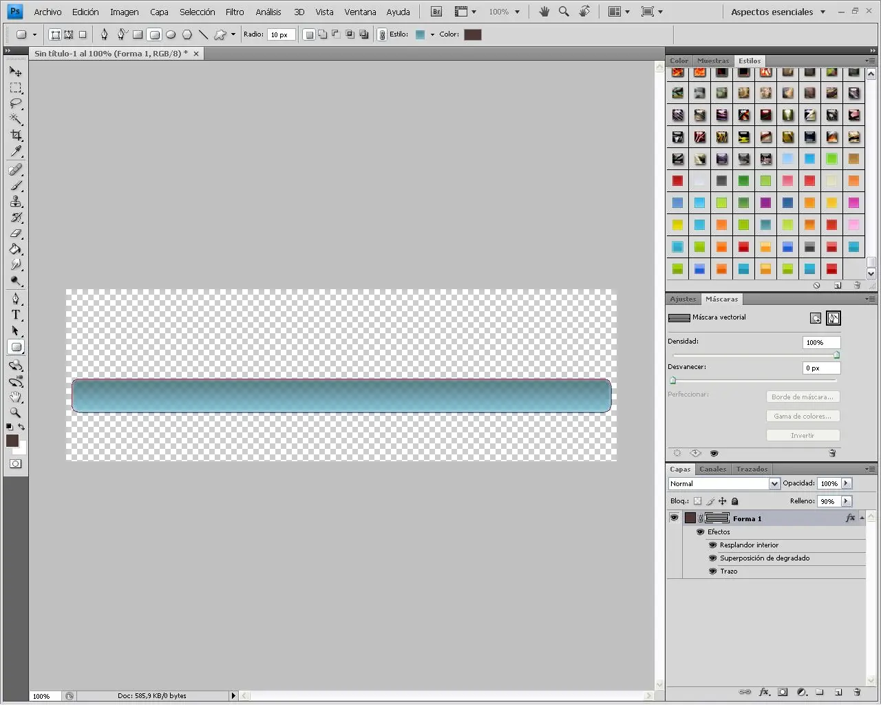 Tutorial Nº 2: Crear una Barra Separadora
