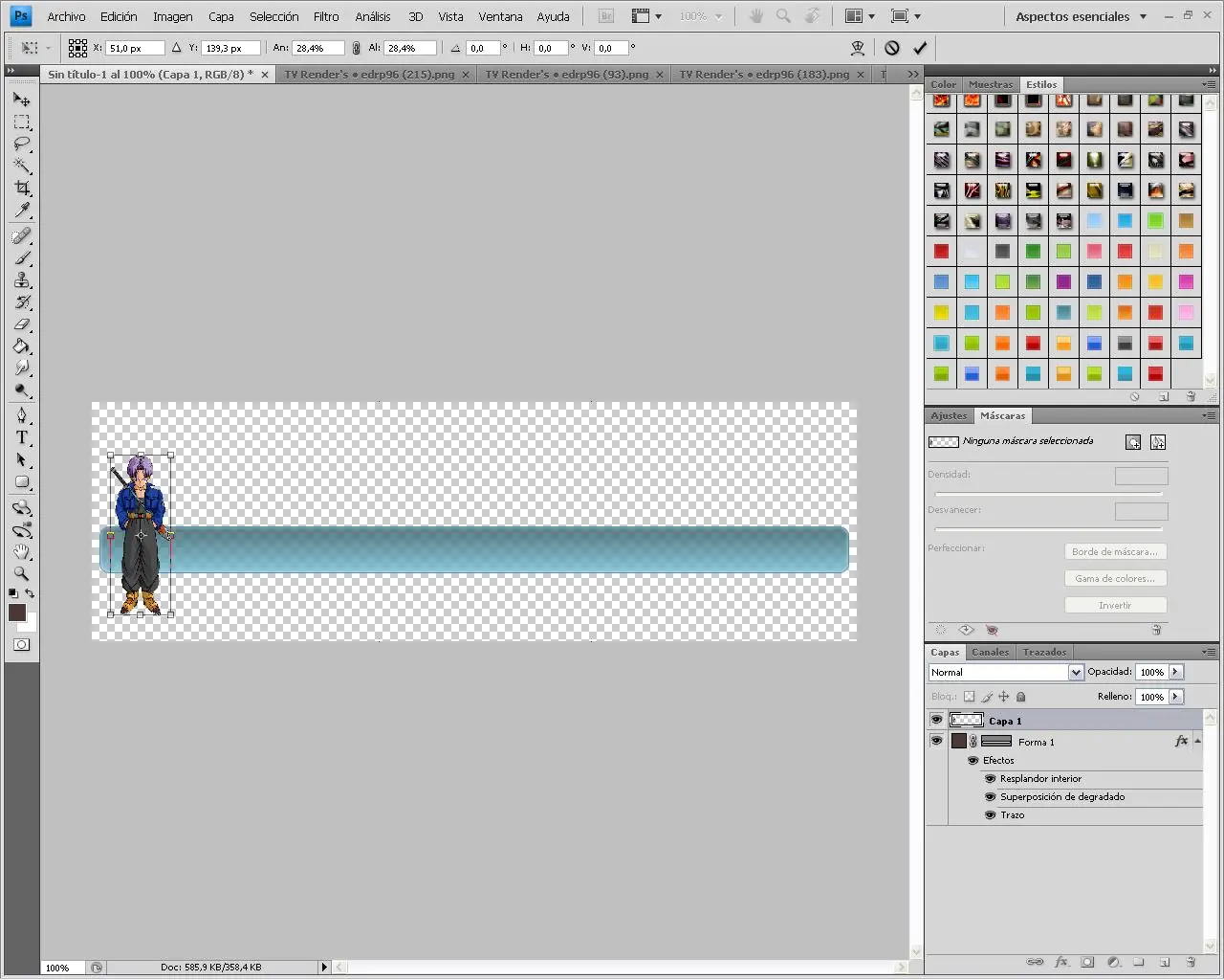 Tutorial Nº 2: Crear una Barra Separadora