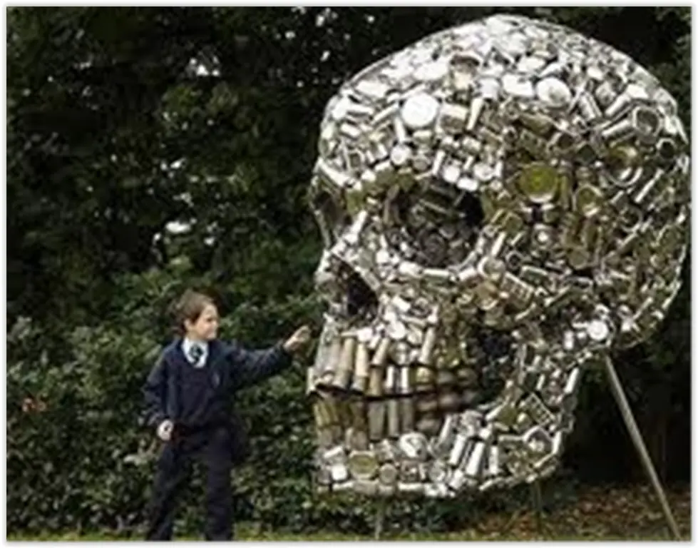 reciclable material de arte