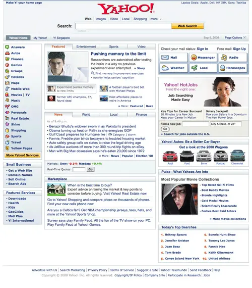 Querés saber como era Internet hace 12 años?
