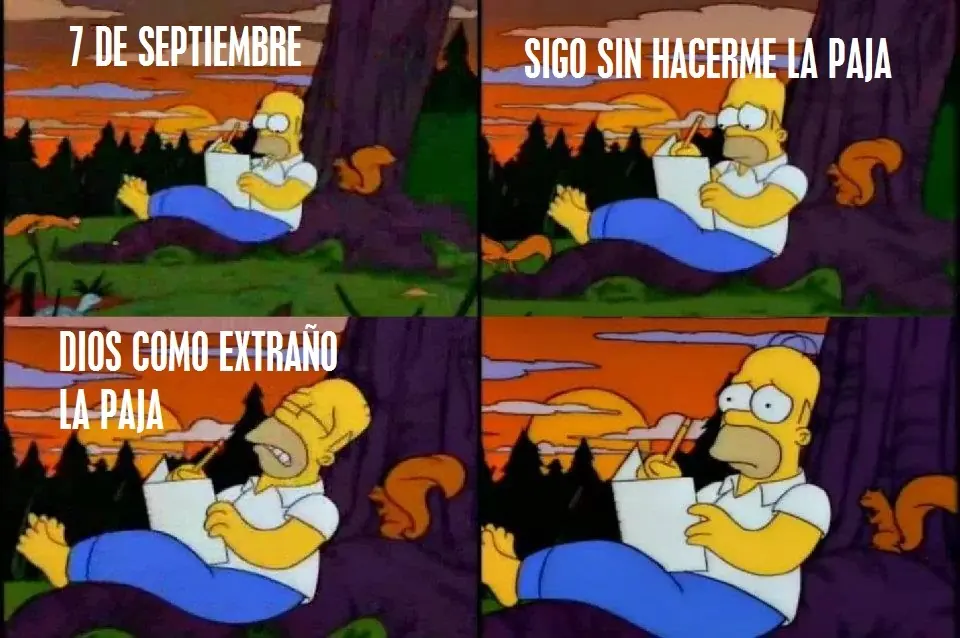 a una semana del septiembre sin fap ¿como lo llevas?