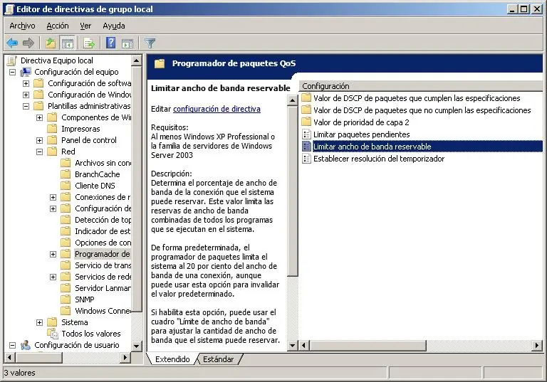Mejorar el 20% de Ancho de Banda de Internet en Windows 7