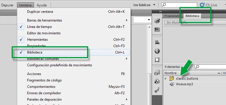 Crea un boton Flash paso a paso con sonido!