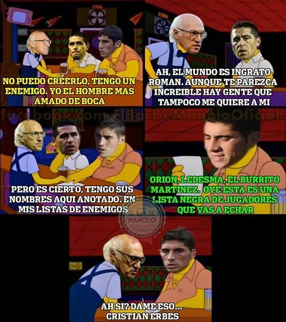 El futbol y otras cosas segun El Bar de Manolo.