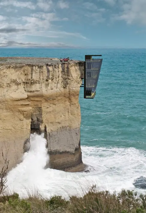 Una casa de infarto... colgada del acantilado!!!