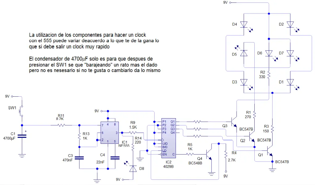 dado electronico