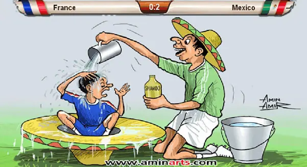 Sudafrica 2010 en caricatura mejores monentos (mundial) :D