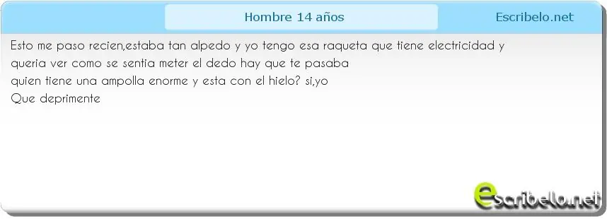 escribelocomar