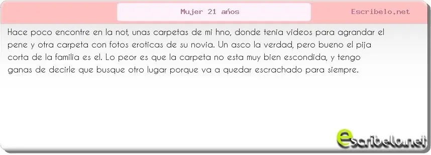 escribelonet