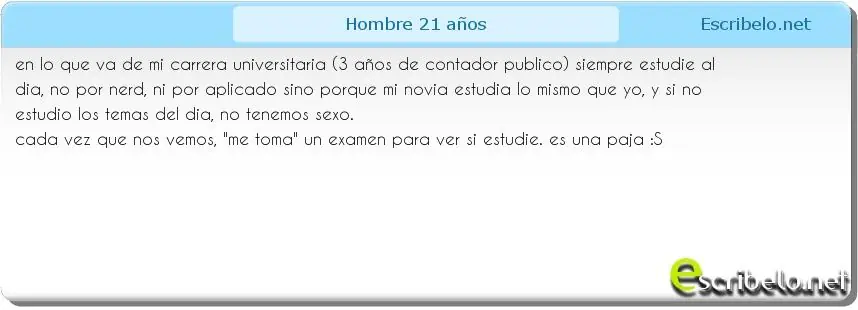 escribelocomar