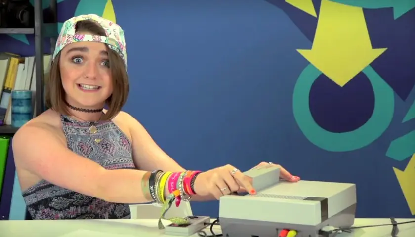 Maisie Williams de Game of Thrones se enfrenta a Nintendo