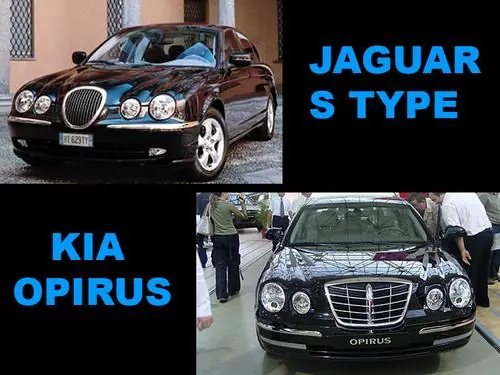 Kia Opirus Y Jaguar s-type Parecidos?
