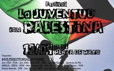 Festival: La Juventud con Palestina viernes Pza Mayo