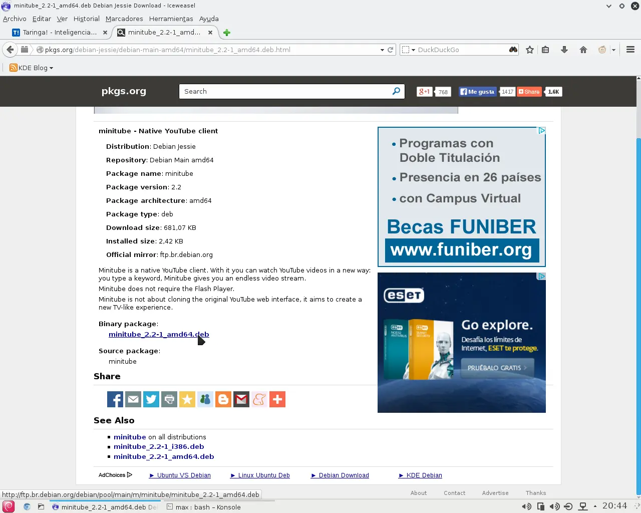 cliente de youtube