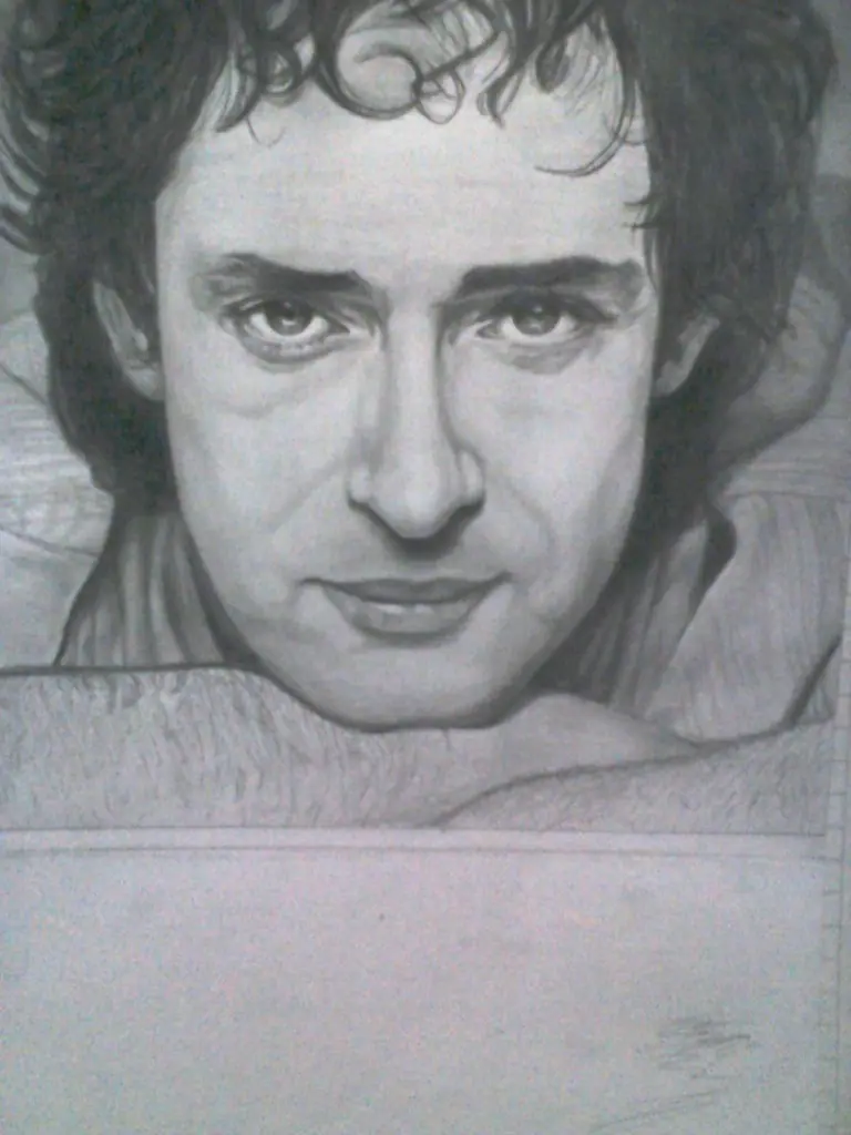 Gustavo Cerati - Retrato a lapiz