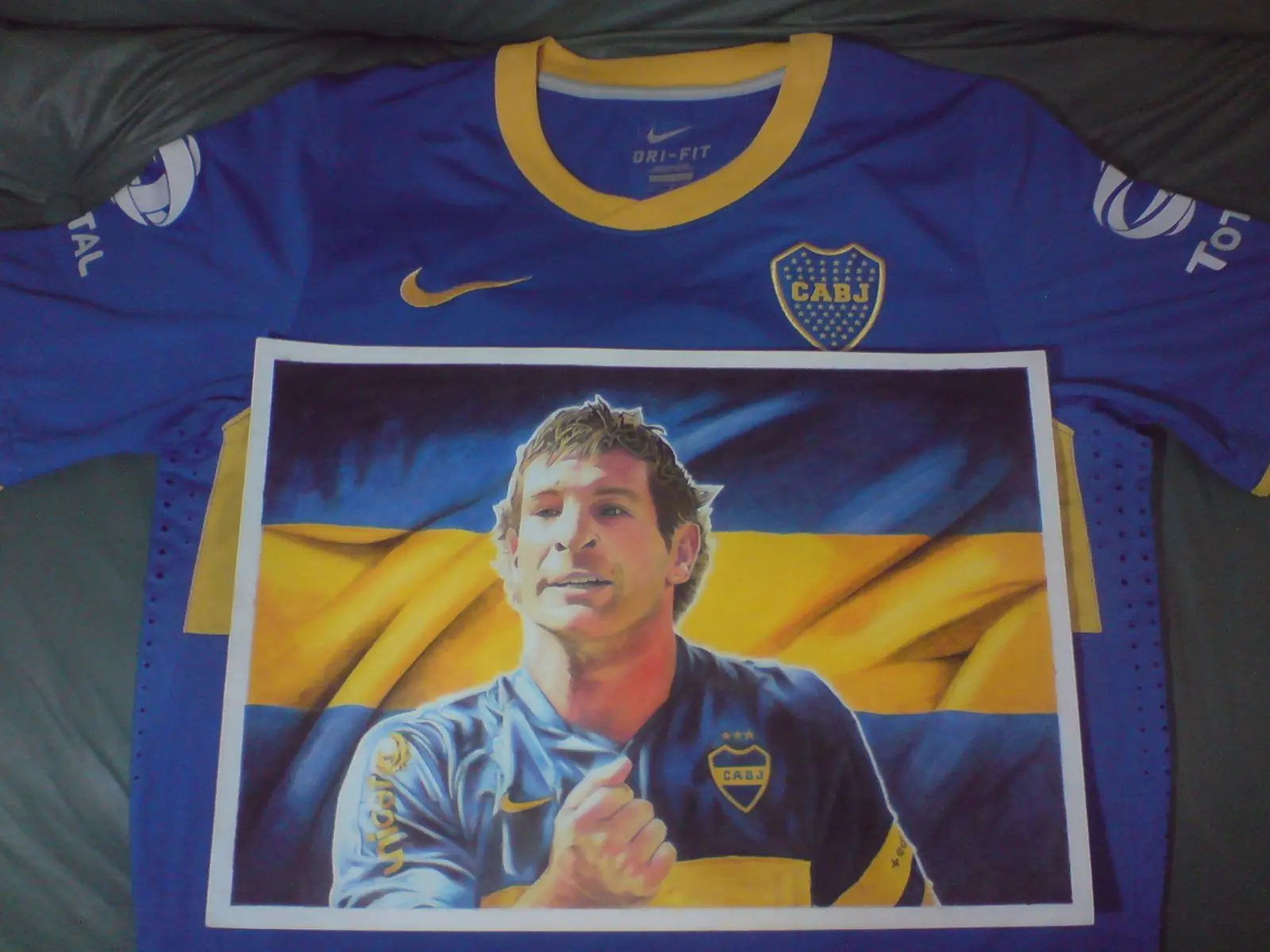 Asi dibuje a Martin "El Titan" Palermo