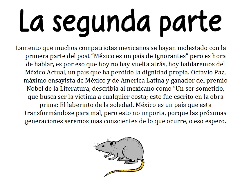 México es un país de Ignorantes (Parte 2)