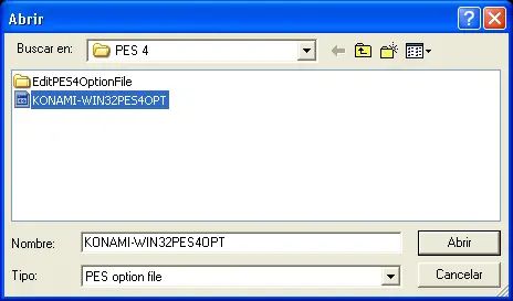 Como usar EditPES4OptionFile