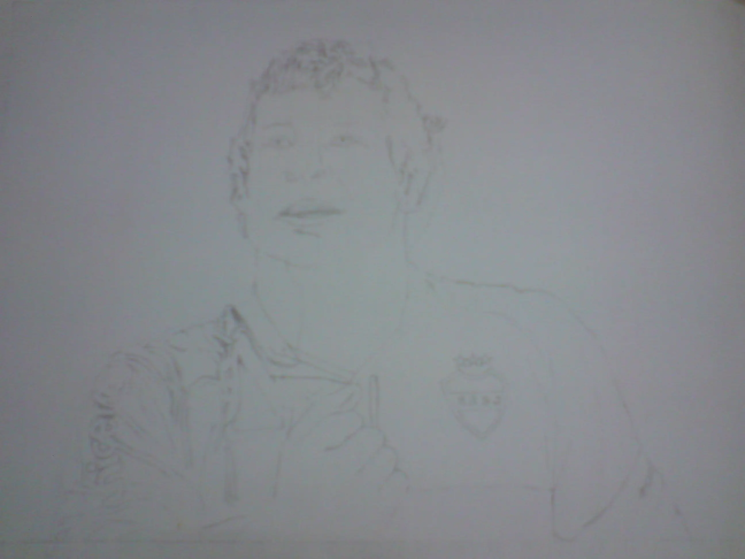 Asi dibuje a Martin "El Titan" Palermo