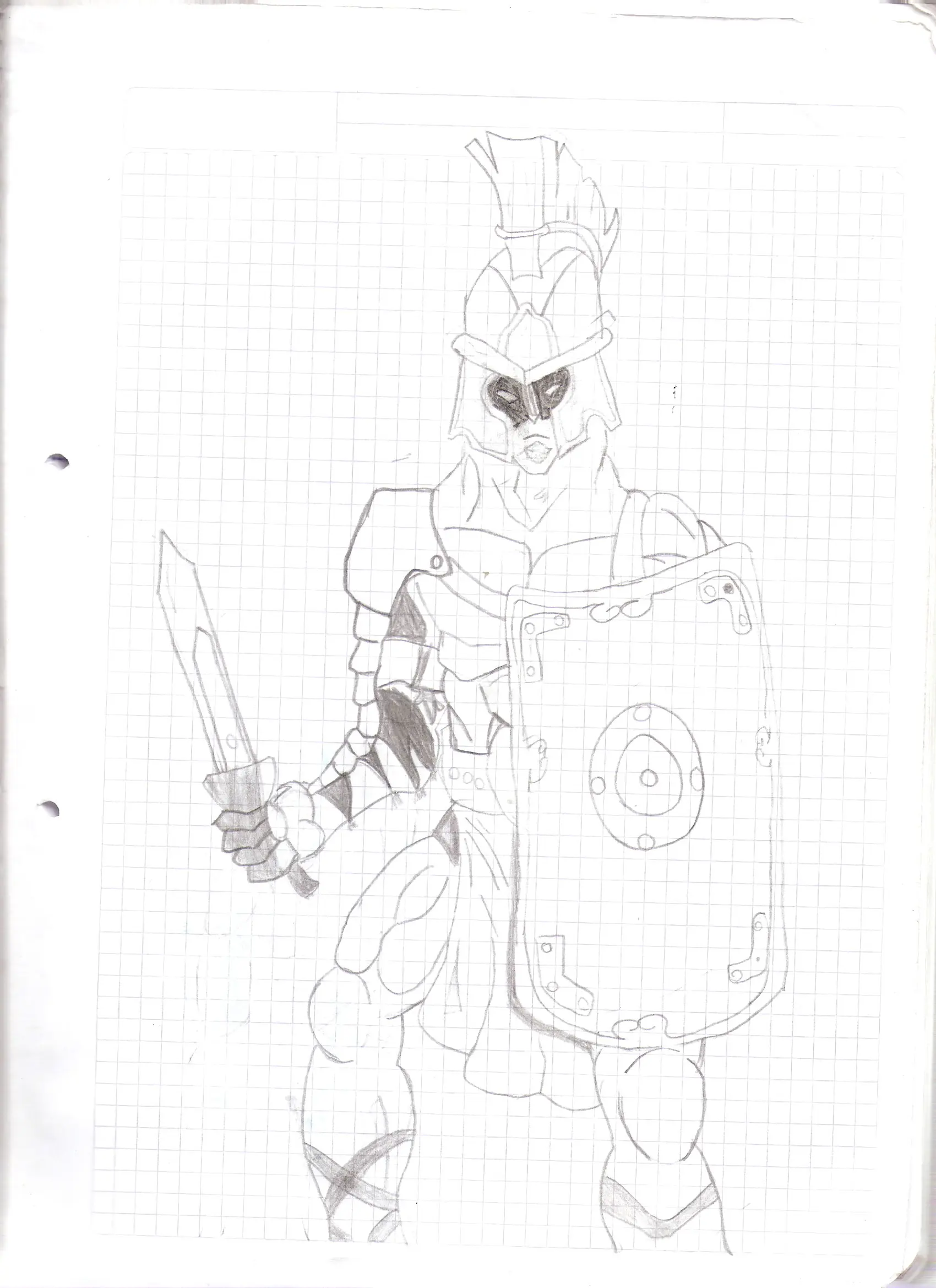 Dibuje un Gladiador y te lo muestro