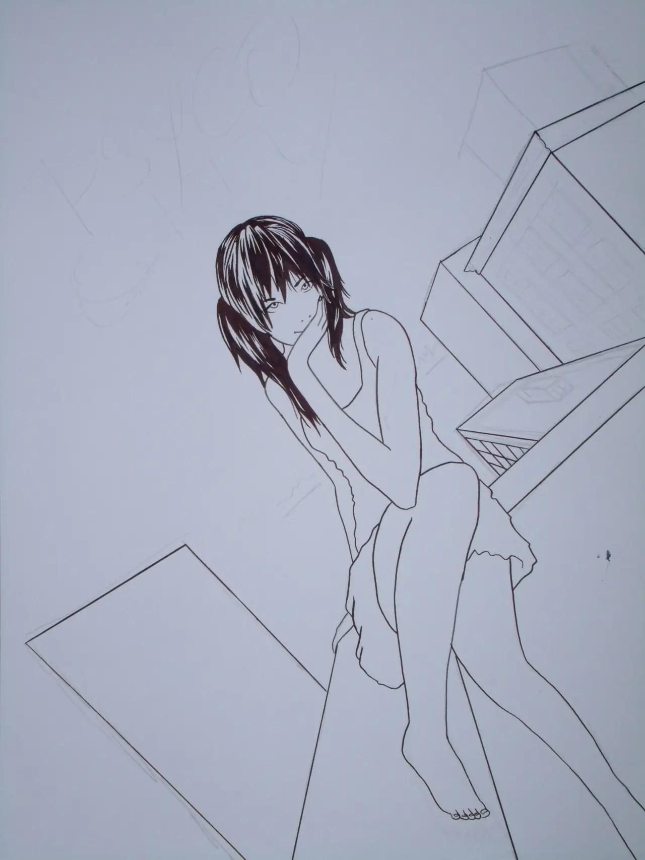Dibujo estilo Manga | Entintado  | paso a paso
