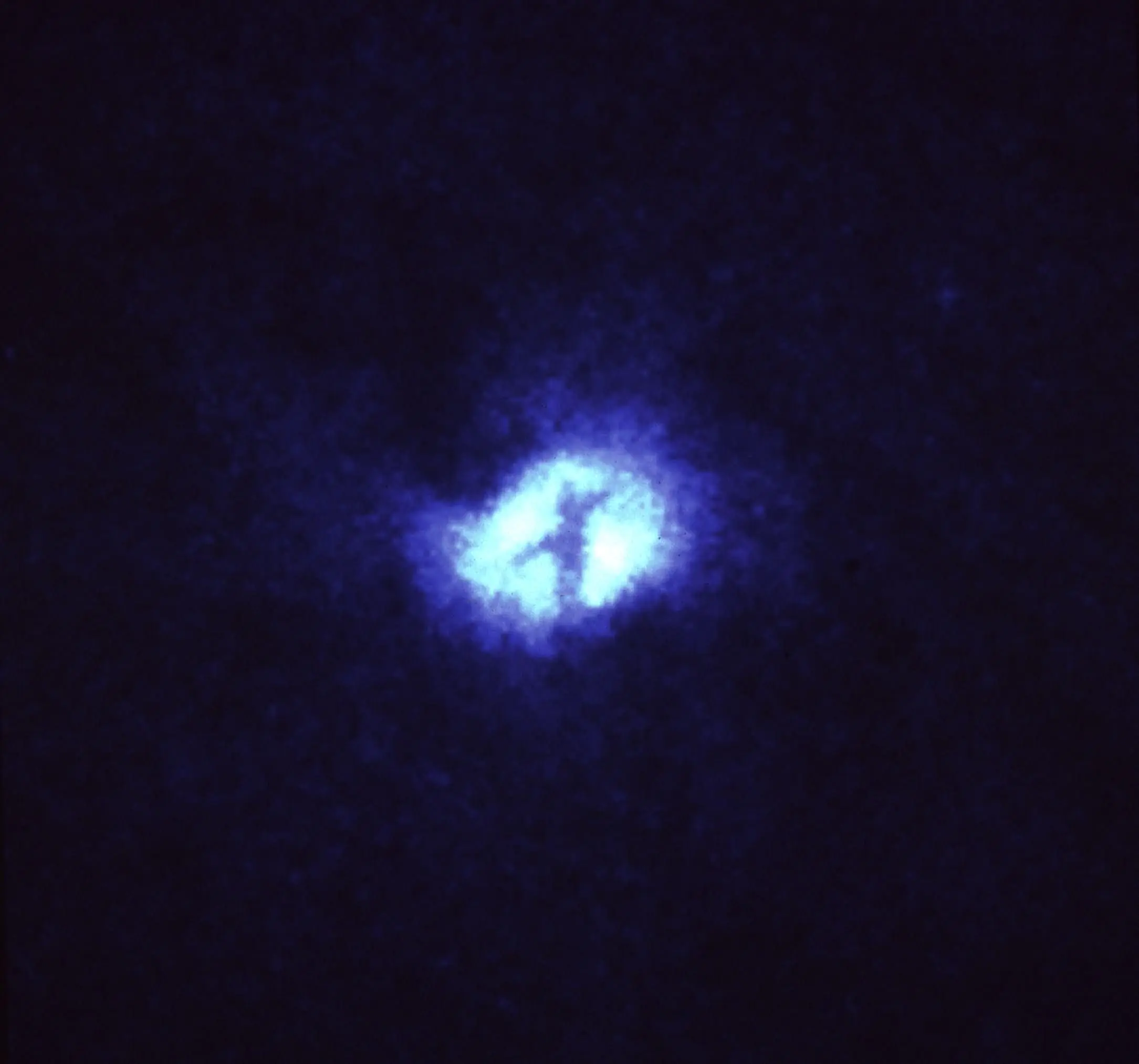Una cruz en el espacio