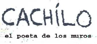 Cachilo, el Poeta de los Muros.