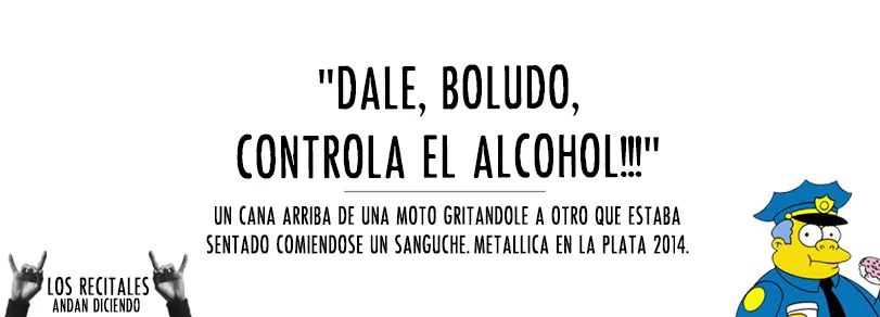 Los Recitales Andan Diciendo. Entra y reite un buen rato