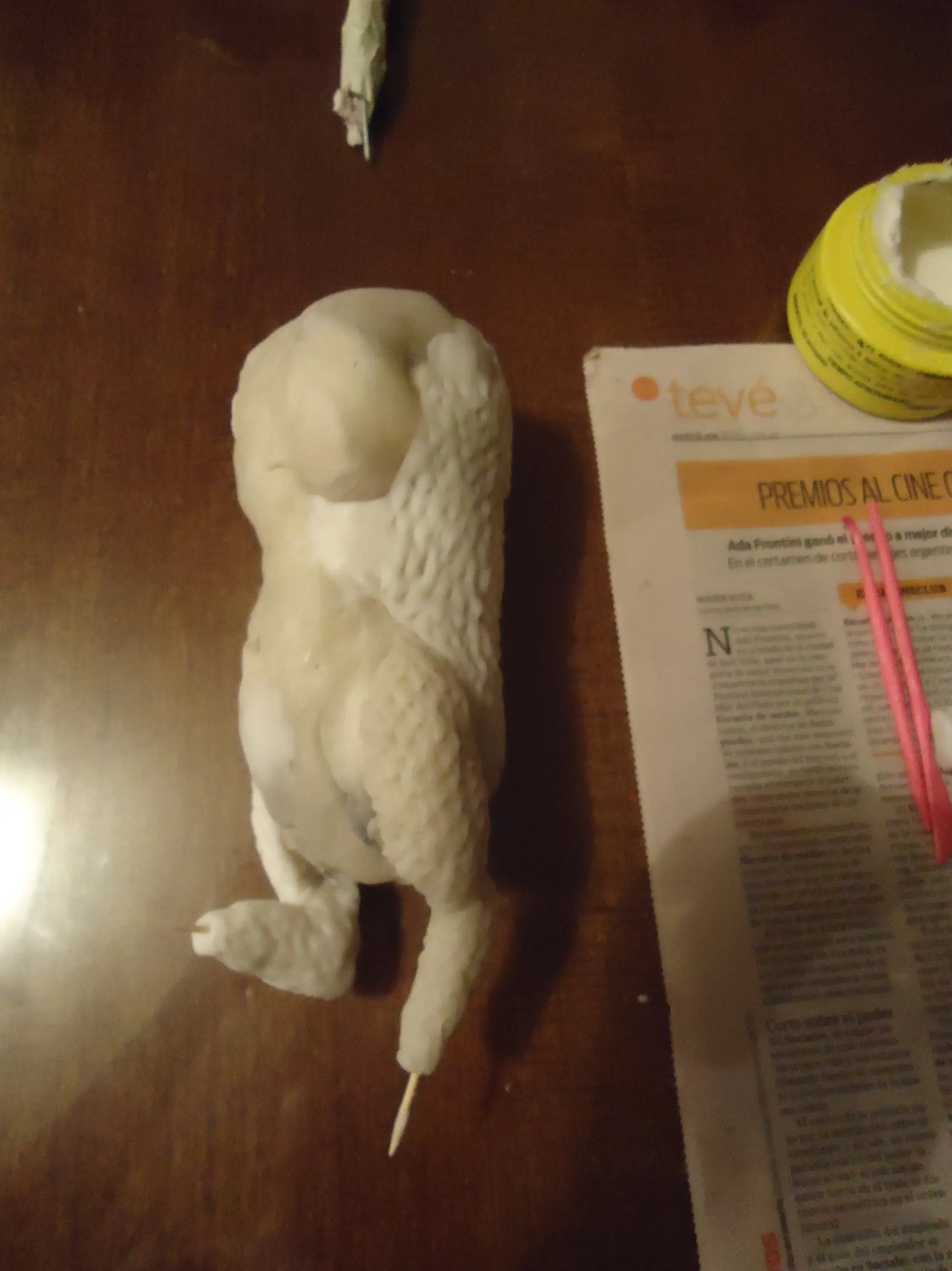 Tengo un dragon colgando del tender!