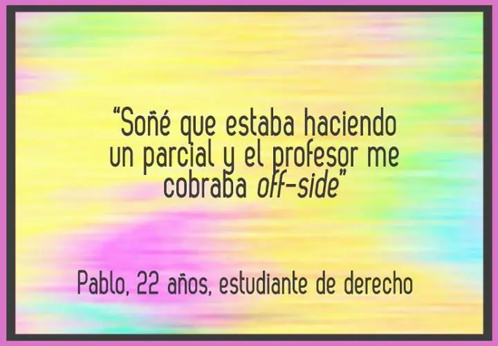 la gente anda soñando