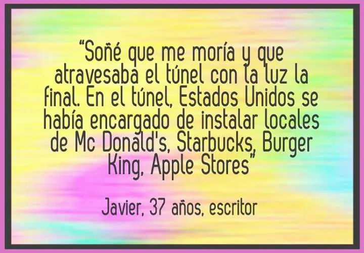 la gente anda soñando